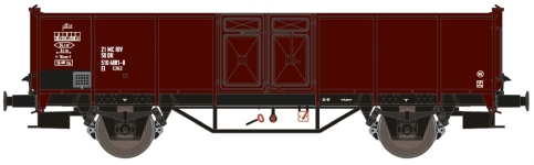 Exact-Train EX23924 - H0 - Offene Güterwagen, DR, Ep. IV